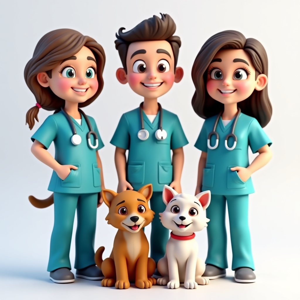 meet the staff Illustration of a yellow wooden dog house with an arched entrance, symbolizing a pet-friendly environment at Moraine Grove Veterinary Clinic.